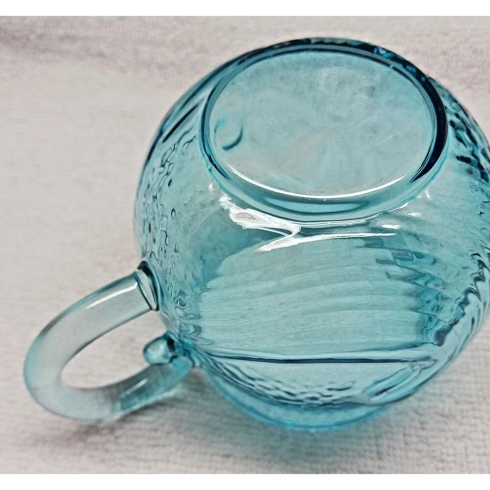 Glass Coffee Or Tea Cup☕️Aqua Glass Vintage Collectable new in origional Box